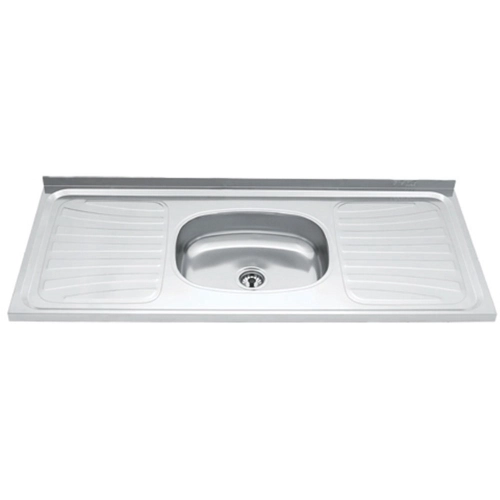 Pia Aço Inox de 180cm com 1 Cuba Oval